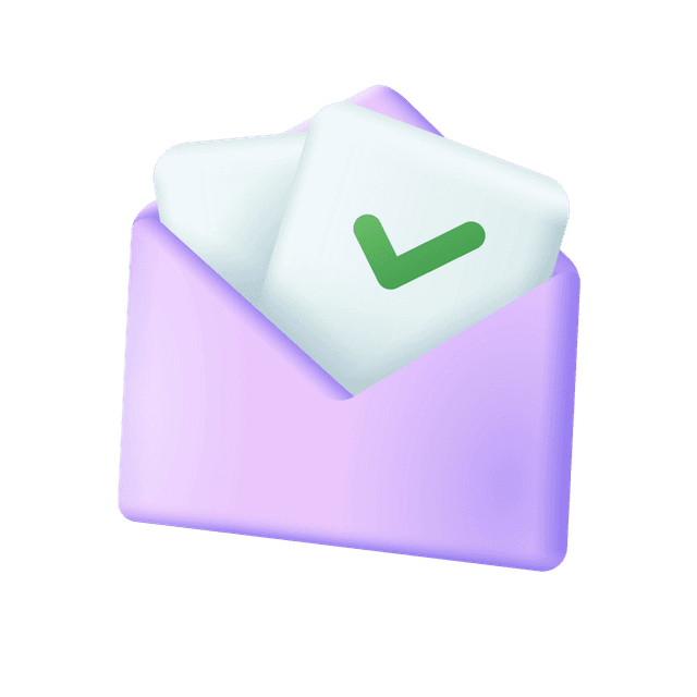 Email subscription envelope